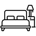 Schlafzimmer und Wäsche